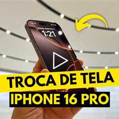 😱 iPhone 16 Pro com a TELA QUEBRADA! O Conserto Vai te Surpreender!