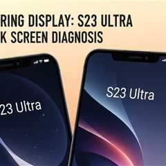 Disappearing Display: S23 Ultra Dark Screen Diagnosis