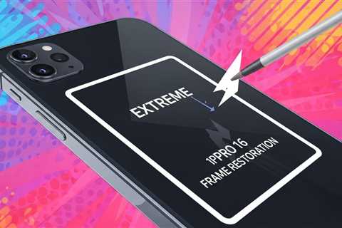 Extreme iPhone 16 Pro Max Frame Restoration