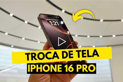 😱 iPhone 16 Pro com a TELA QUEBRADA! O Conserto Vai te Surpreender!