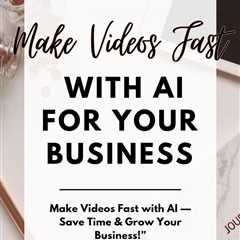Small businesses can now create professional videos fast using AI tools. No big budget or editing..