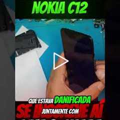 😱 Nokia C12 com a TELA QUEBRADA! Veja o Conserto Incrível!