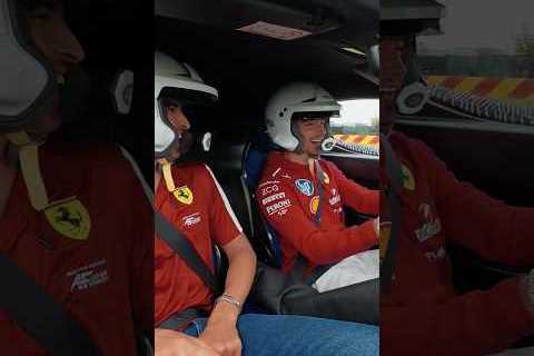 Charles Leclerc and Antonio Giovinazzi’s adrenaline before launching #Ferrari849Testarossa.#Ferrari