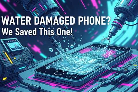 WATER DAMAGED PHONE? We Saved This One!