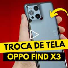 Oppo Find X3 com TELA DESTRUÍDA — Veja o Resultado Final! 💥