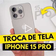 O iPhone 15 Pro Caiu e Quebrou... Mas o Resultado do Conserto Vai te Chocar! 💥