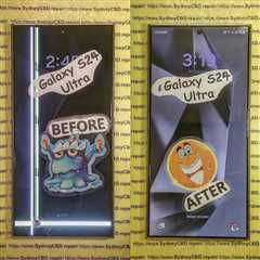 Screen line fix for the Samsung S24 Ultra