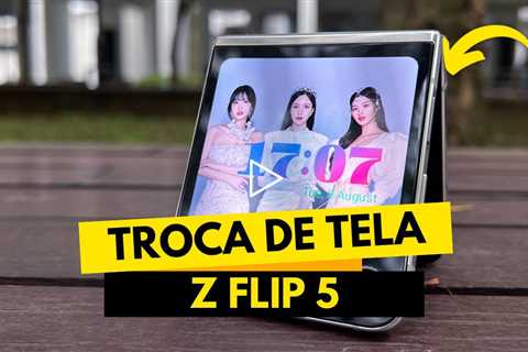Você NÃO vai acreditar quanto custa consertar um Z Flip 5 quebrado! 😳💰