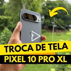 O Google Pixel 10 Pro XL CHEGOU DESTRUÍDO… e o conserto foi INSANO! 😱📱