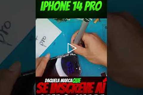 Troquei a tela desse iPhone 14 Pro e o resultado impressionou!