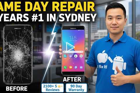 Smashed Samsung Galaxy S23 Ultra Screen Replacement During Holidays in Sydney