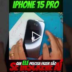 Se você tem um iPhone 15 Pro, precisa ver esse conserto ⚠️