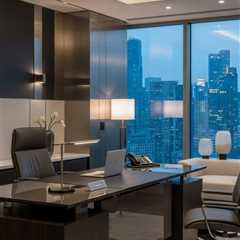 A modern CEO office design that reflects confidence, clarity, and leadership. Clean lines, premium..