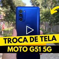 Vale a pena consertar um Moto G51 5G com tela quebrada? 🤔