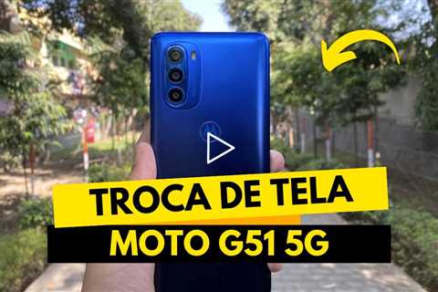 Vale a pena consertar um Moto G51 5G com tela quebrada? 🤔