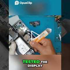 Testing Display After Board Transplant: Assembly Complete! | Sydney CBD Repair Centre