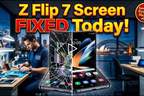 Broken Samsung Galaxy Z Flip 7 Screen Replacement in Sydney 2026 – Same Day On-the-Spot Repair