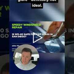 Is WD-40 safe for car glass in San Diego? #Shorts