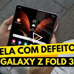 Tela do Z Fold 3 destruída… será que ainda tinha solução? 😳