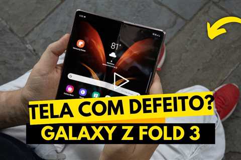 Tela do Z Fold 3 destruída… será que ainda tinha solução? 😳