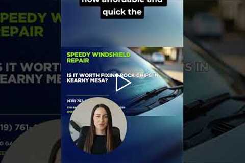 Is it worth fixing rock chips in Kearny Mesa? #Shorts