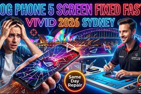 Cracked ASUS ROG Phone 5 Screen Replacement During Vivid 2026 – Who Can Fix It   in Sydney?